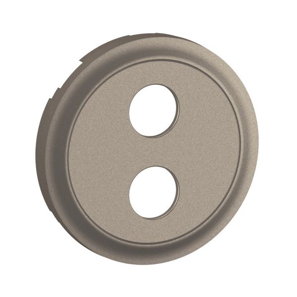 BINDING POST 2OUTLETS ROCKER TITANIUM image 1