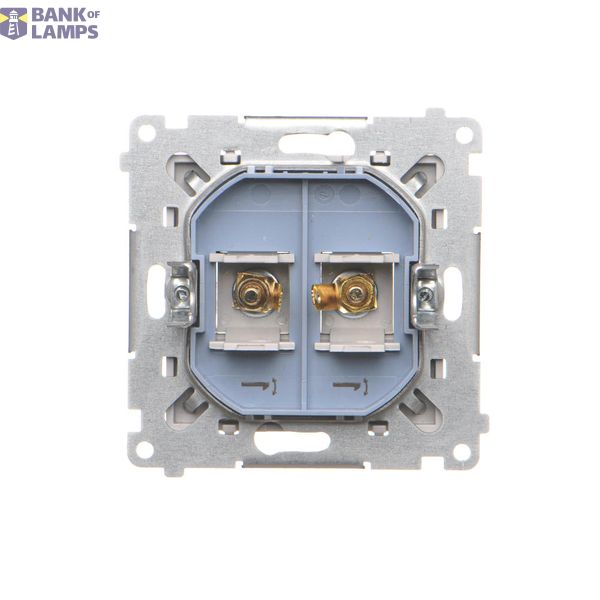Single plug socket for the IP44 version with Schuko earthing - without frame gasket - transparent flap, inox steel, 16A image 2