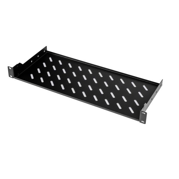 19" Shelf Fix, 1U, up to 30Kg Load, D=200mm, Low Profile image 1