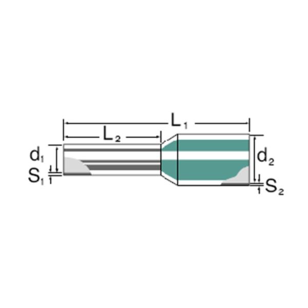 Wire-end ferrule, Standard, 10 mm, 8 mm, green image 4