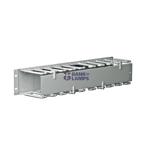 IS-1 cable manager 19" 2U RAL7035 lightgrey image 1
