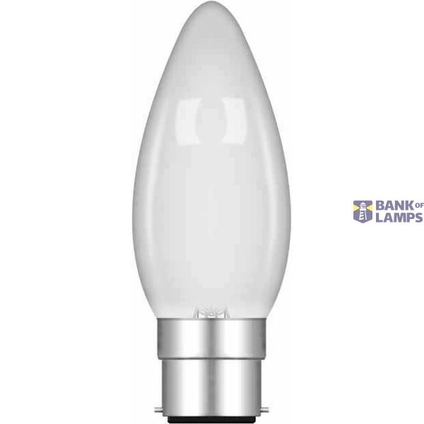 Incandescent Bulb C35 230V 25W B22 frosted Bellight image 1