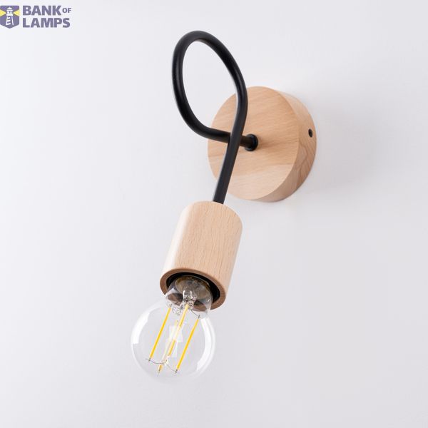 WALL LAMP EMBER BLACK 1XE27 image 12