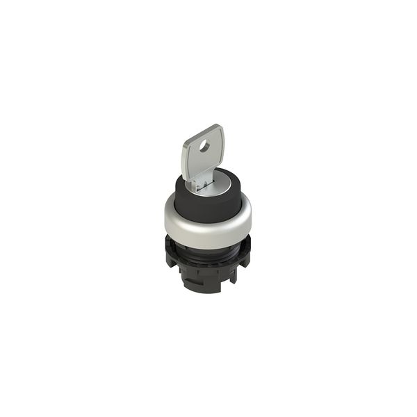 Key selector, 3 positions black without marking image 2