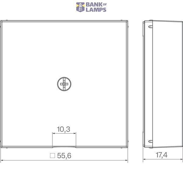 Central plate for cable entry piece, A.x/C.x, anthracite image 2
