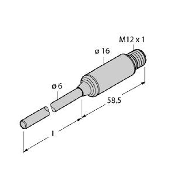 Temperature Detection With Current Output   TTMS-206A-CF-LI6-H1140-L100-50/150 image 1