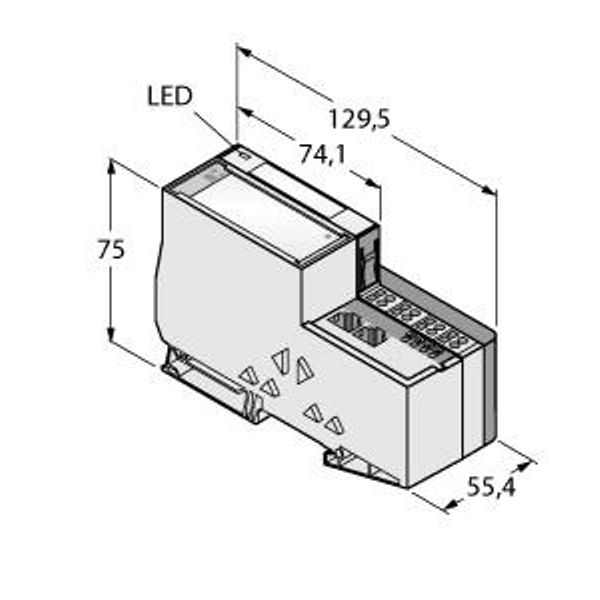 EtherCAT Set in IP20   TI-BL20-E-EC-S-2 image 1