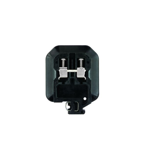 Feed-through terminal block, Screw connection, black, 10 mm², 57 A, 1000 V, Number of connections: 2 image 1