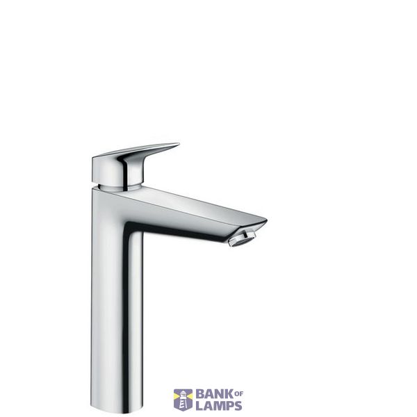 Logis 190 sink mixer with pop-up, chrome image 1