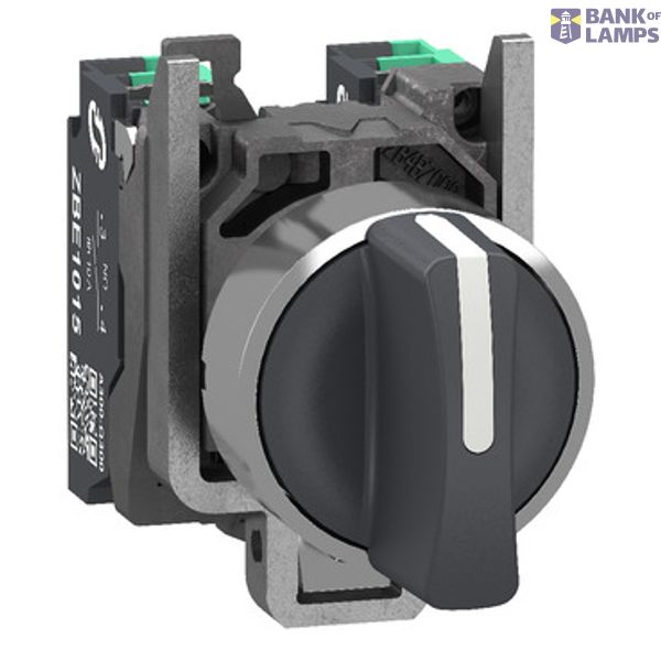 Metal SS 3-pos spr ret 2 NO Push-in image 2