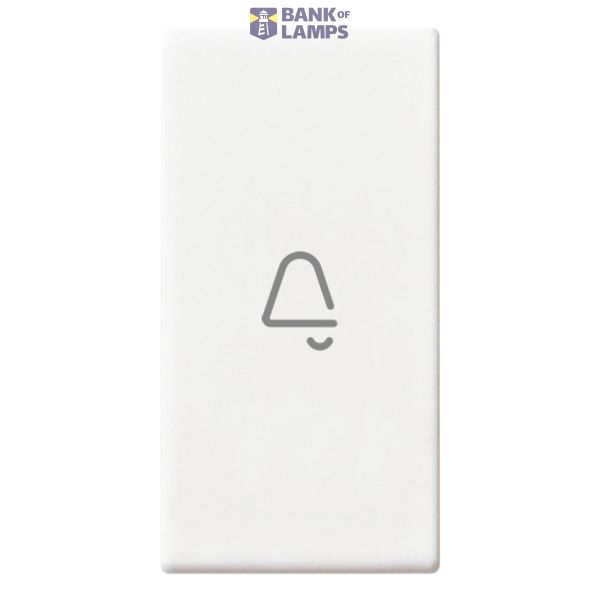 Axial button 1M bell symbol white image 1