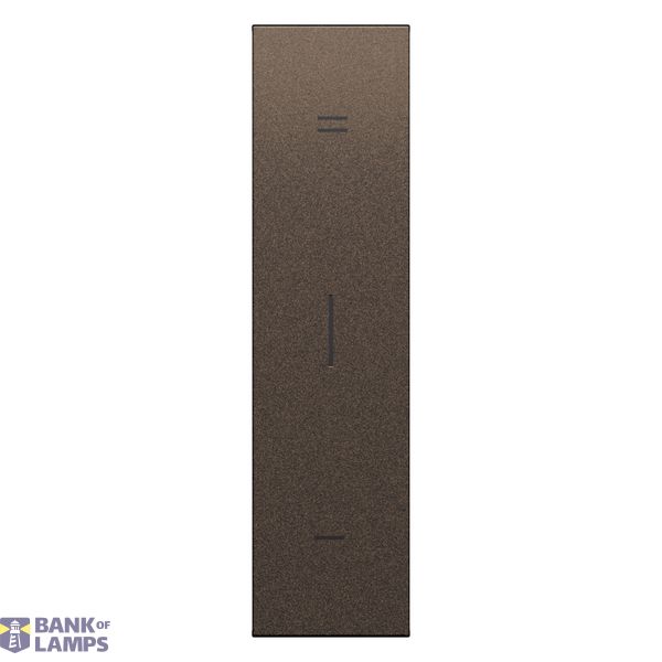 L.NOW - SWITCH DIMMER COVER 1MOD 3W BRONZE image 1