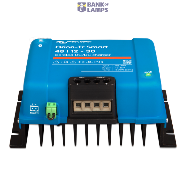 Victron Energy DC-DC pārveidotāji Orion-Tr Smart 48/12-30A Isolated DC-DC charger image 1