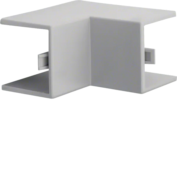 Inner corner cut-concealing halogen-free for LF 25x25mm light grey image 1