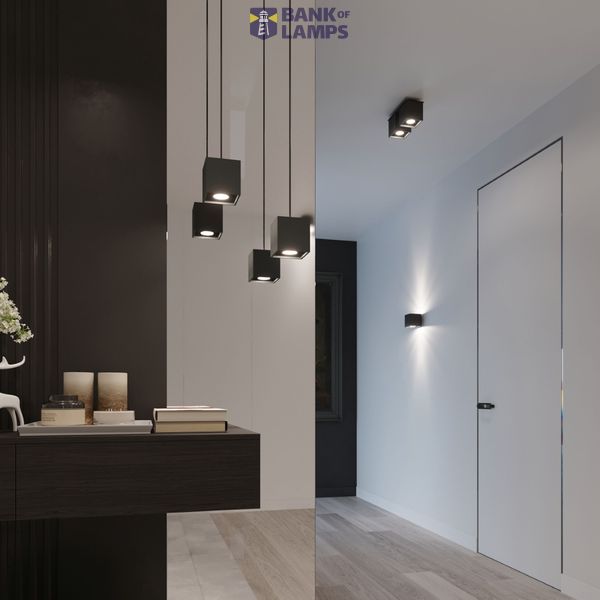 HANGING LAMP QUAD 1 BLACK GU10 1X40W IP20 image 11
