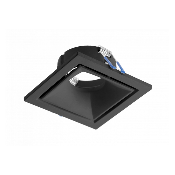 Spot luminaire housing CANNA, IP20, square, black image 1