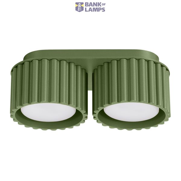 Ceiling lamp AURA 2 olive green Gx53 image 2