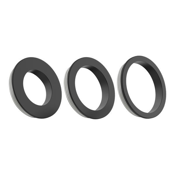 Lampholder Alu E27 Matt Black XL 3 rings image 3