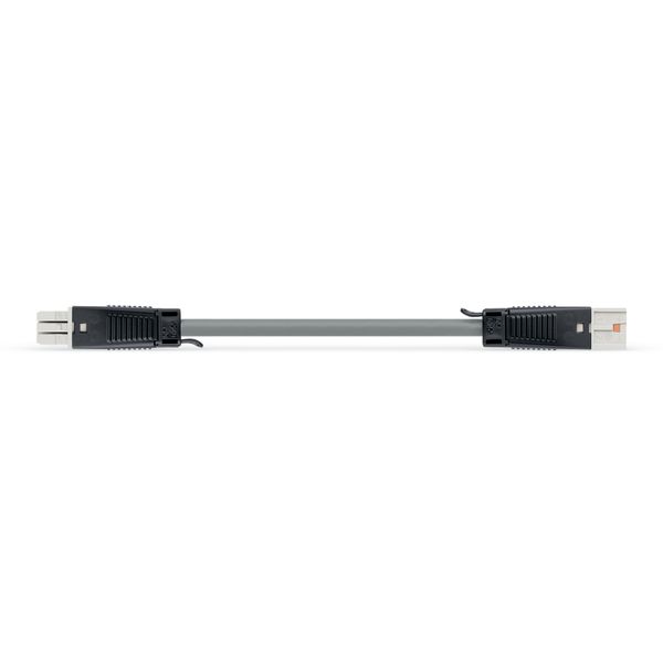pre-assembled interconnecting cable Dca Socket/plug gray image 2
