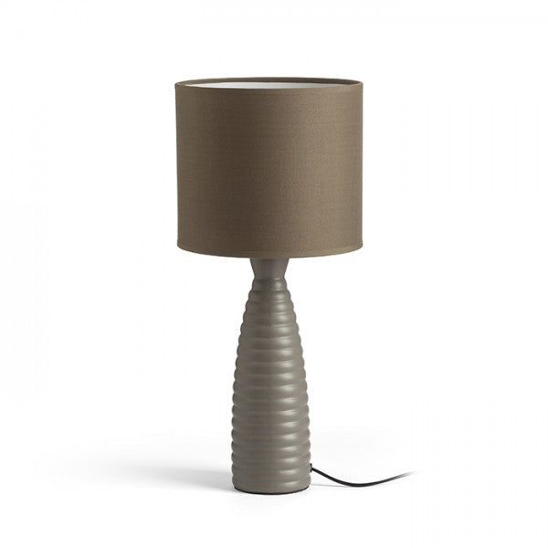 LAURA table beige grey 230V LED E27 15W image 1