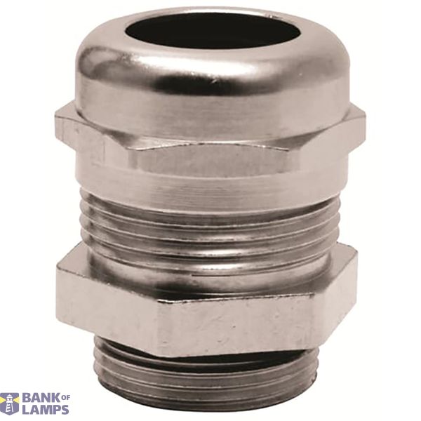 Cable Gland extended clamping range ECEA Nickel Plated Brass 1/2NPT Me image 2