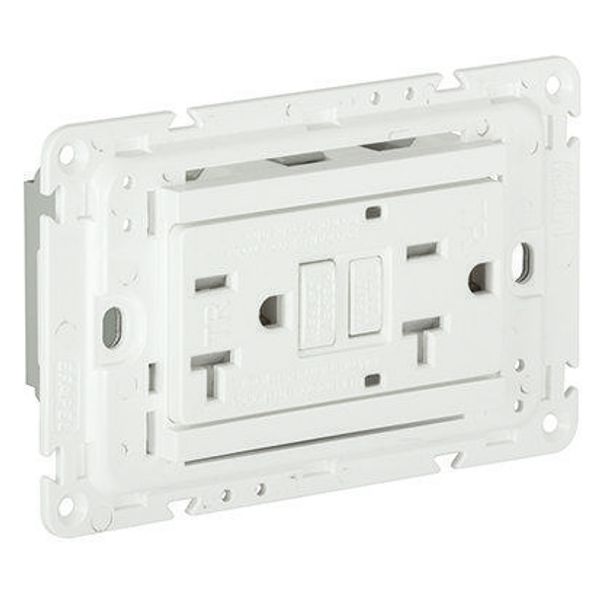 DOUB SAF EARTH SOCK (AMERIC) 127V 20A GFCI WH image 1