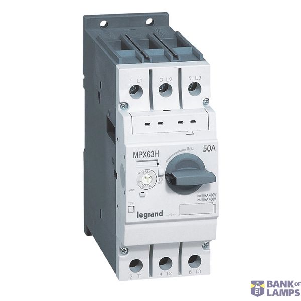 MPCB MPX³ 63H - thermal magnetic - motor protection - 3P - 50 A - 50 kA image 2