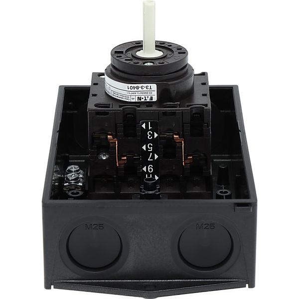 T3-3-8401/I2 Reversing switches, T3, 32 A, surface mounting, 3 contact unit(s), Contacts: 5, 60 °, maintained, With 0 (Off) position, 1-0-2, Design number 8401 image 15