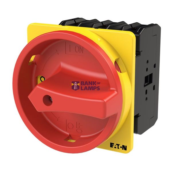 P3 Main switch, 80 A,Flush mounting, 3 pole, Form E, Red, Door couplin image 14