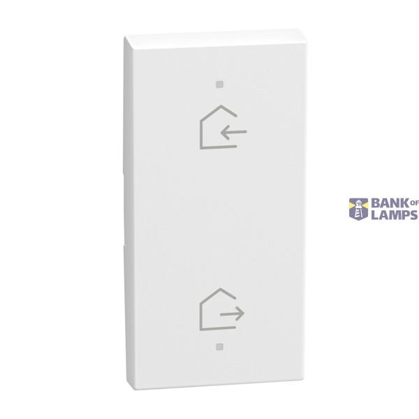 LIGHT NOW KEY COVER HOME-AWAY 1 MODULE WHITE image 1