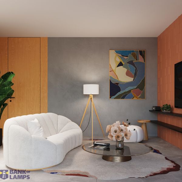 Floor lamp NATT white image 6