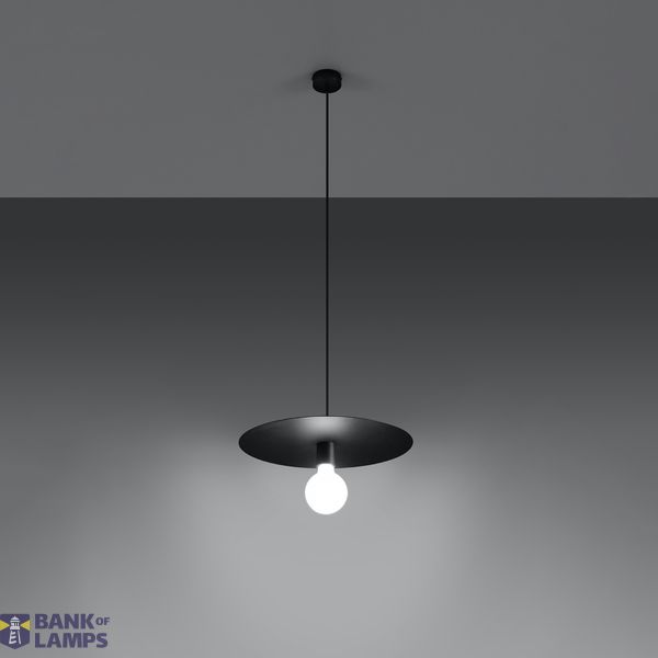FLAVIO HANGING LAMP BLACK E27 1X60W IP20 image 6