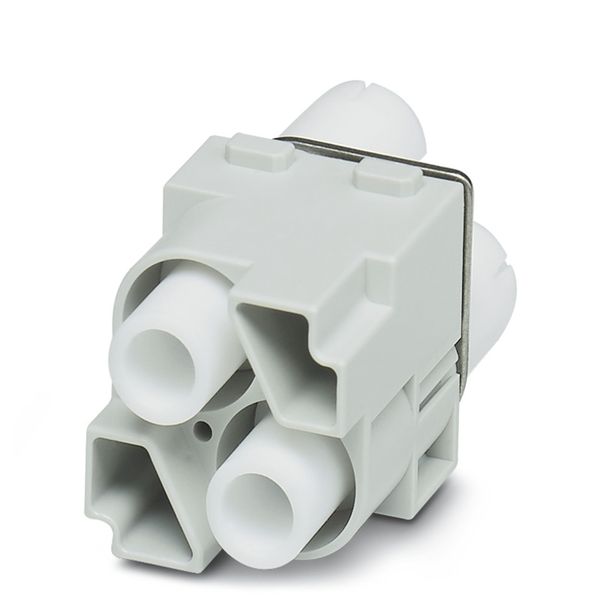 High voltage module, 2900 V, 16 A, Number of poles: 2, Crimp connection, Male, Required plug-in slots: 2 image 1