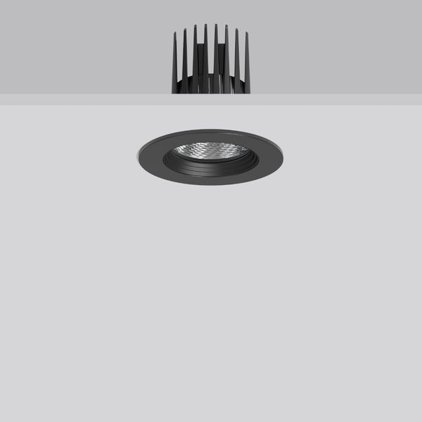 HELEDON mini, 20 W, 2500 lm, 930, black, on/off Recessed downlights, D image 1