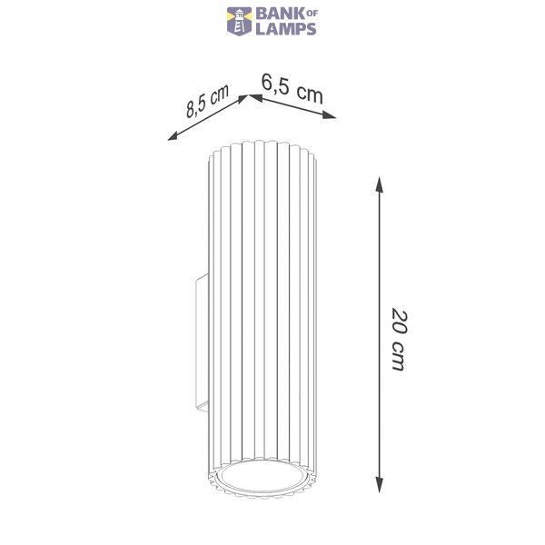 Wall lamp KARBON 20 brown image 6