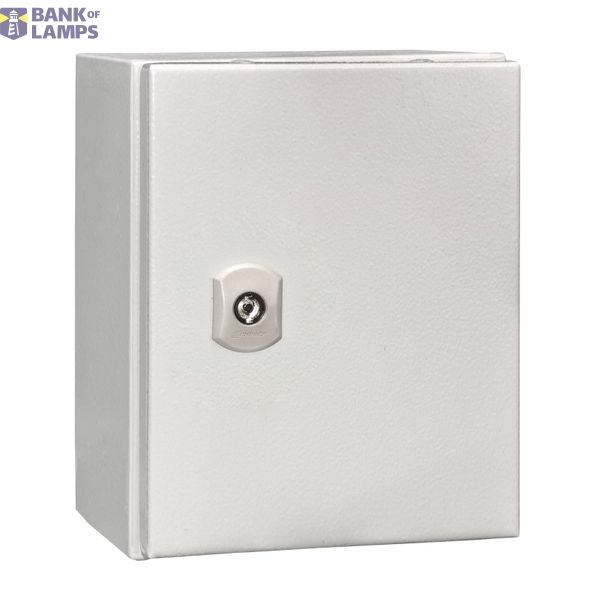 Wall-mounted enclosure 1 door IP65 H=250 W=200 D=155 mm image 1