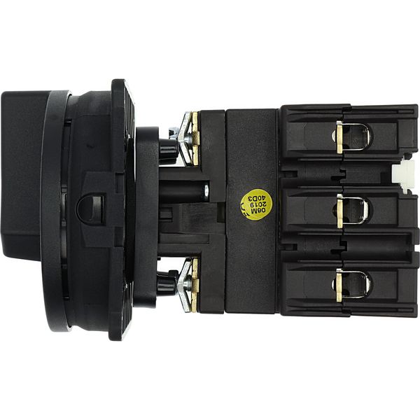 P3-100/V/SVB-SW Main switch, P3, 100 A, rear mounting, 3 pole, STOP function, With black rotary handle and locking ring, Lockable in the 0 (Off) position image 16