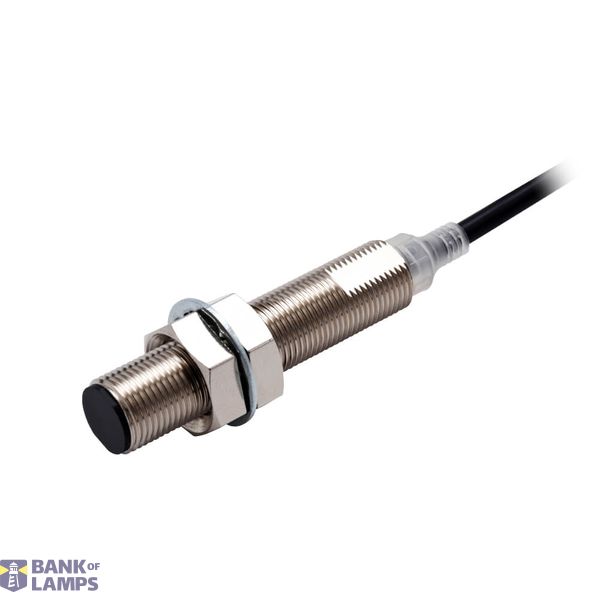 Proximity sensor, inductive, nickel-brass, long body, M12, shielded, 9 image 2