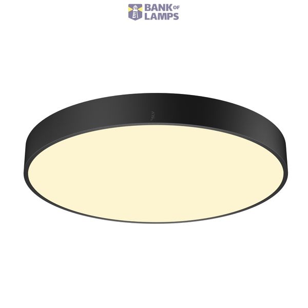 MEDO® PRO 60, wall- and ceiling-mounted light, round, 3000/4000K, 37W, trailing-edge phase, 110°, black image 1