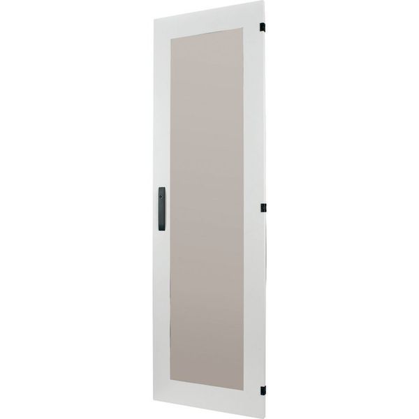 XLSD5GS1485 Section door with glass window, closed IP55, left or right-hinged, HxW = 1400 x 850mm, grey image 4