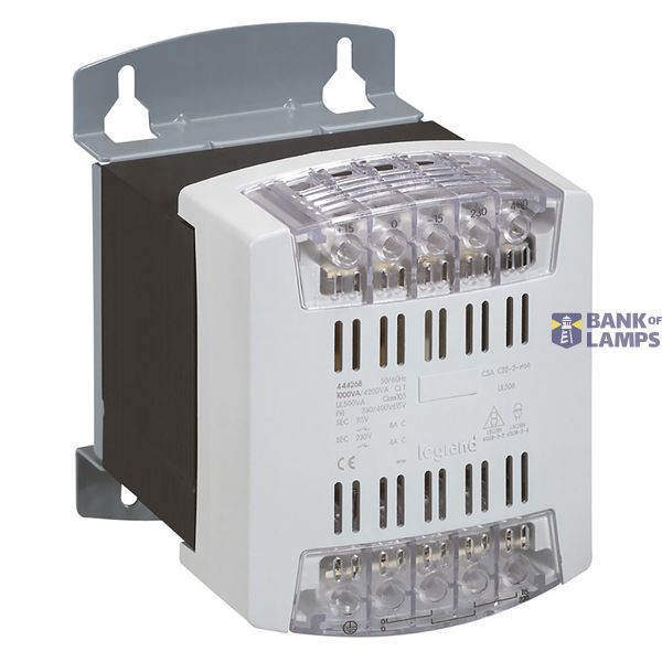 TRANSFORMER 1-PHASE CONTROL-SEPARATE CIRCUITS 230/400-115/230 630VA (P image 1