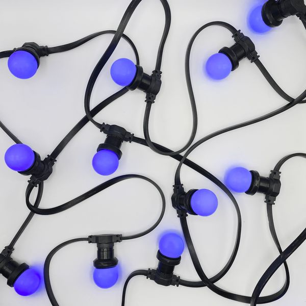 LED Color Bulb 1W E27 G45 240V 55Lm PC RGB THORGEON image 3