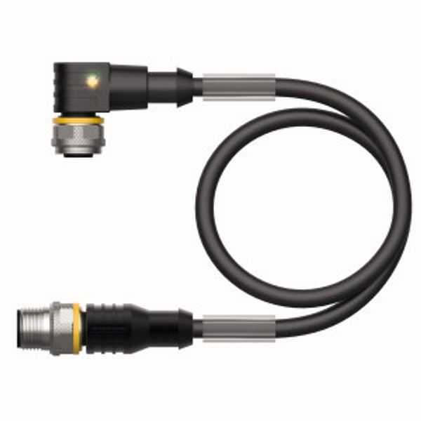 Actuator and Sensor Cable, PVC Extension Cable   WKC4.4T-P7X2-8-RSC4.4T/TEL image 2