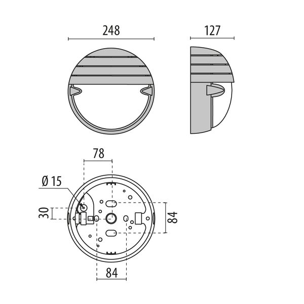 CHIP TONDO 25 GRILL LED 830 WIT 11,5W image 5
