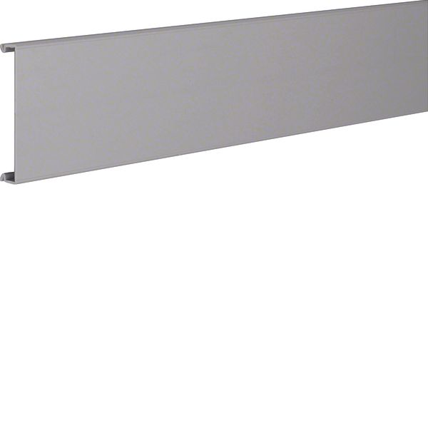 Lid made of PVC for slotted panel trunking BA7 40mm stone grey image 1