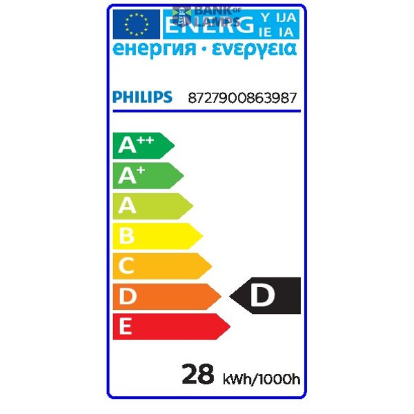 High voltage halogen lamp Philips MV Click 29W G9 230V CL 1CT image 3