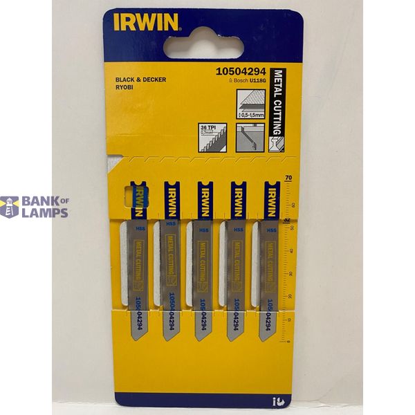 DISC JIGSAW BLADES IWN UJSB 5PK U118G image 1