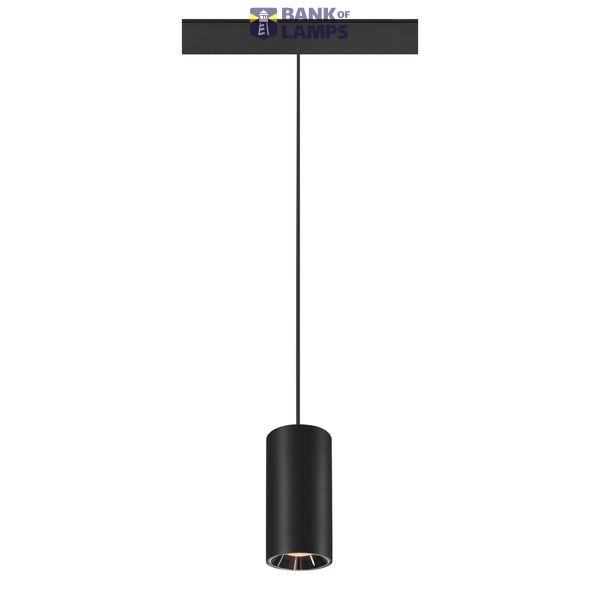 NUMINOS® S 48V TRACK DALI, pendant light, black / chrome, 16W, 980lm, 2700K, CRI90, 55° image 2