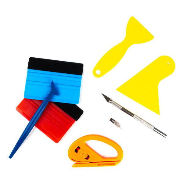 Car film application tools set 8 pcs image 1