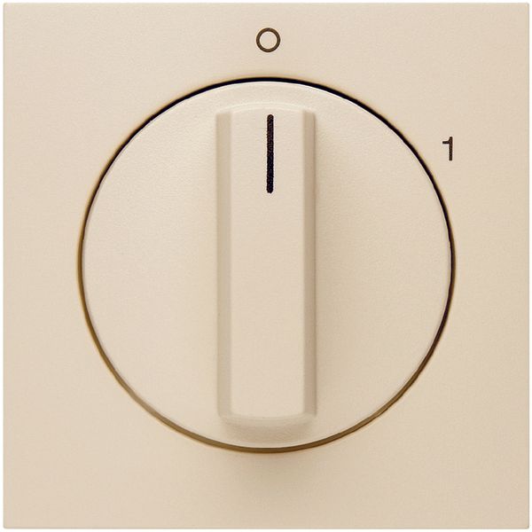 Cover. for rotary switch. birch S.1/B.3/B.7, white glz. image 1
